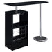 Koufax 1-drawer Bar Table Glossy Black image