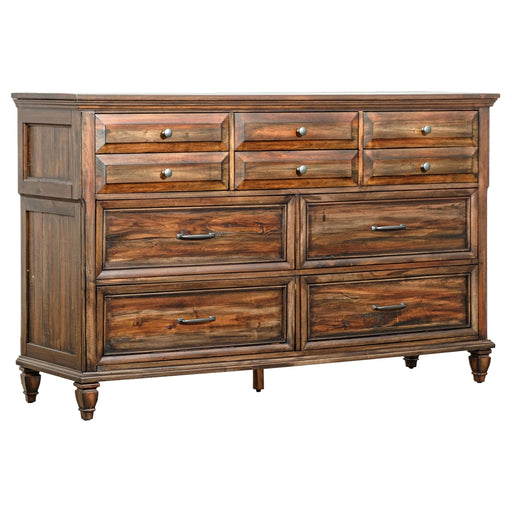 Avenue 8-drawer Dresser Weathered Burnished Brown image