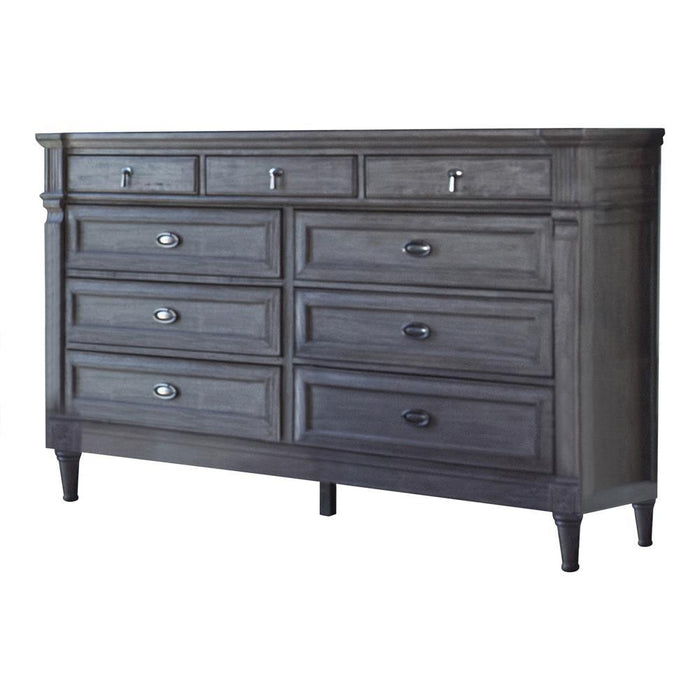 Alderwood 9-drawer Dresser French Grey